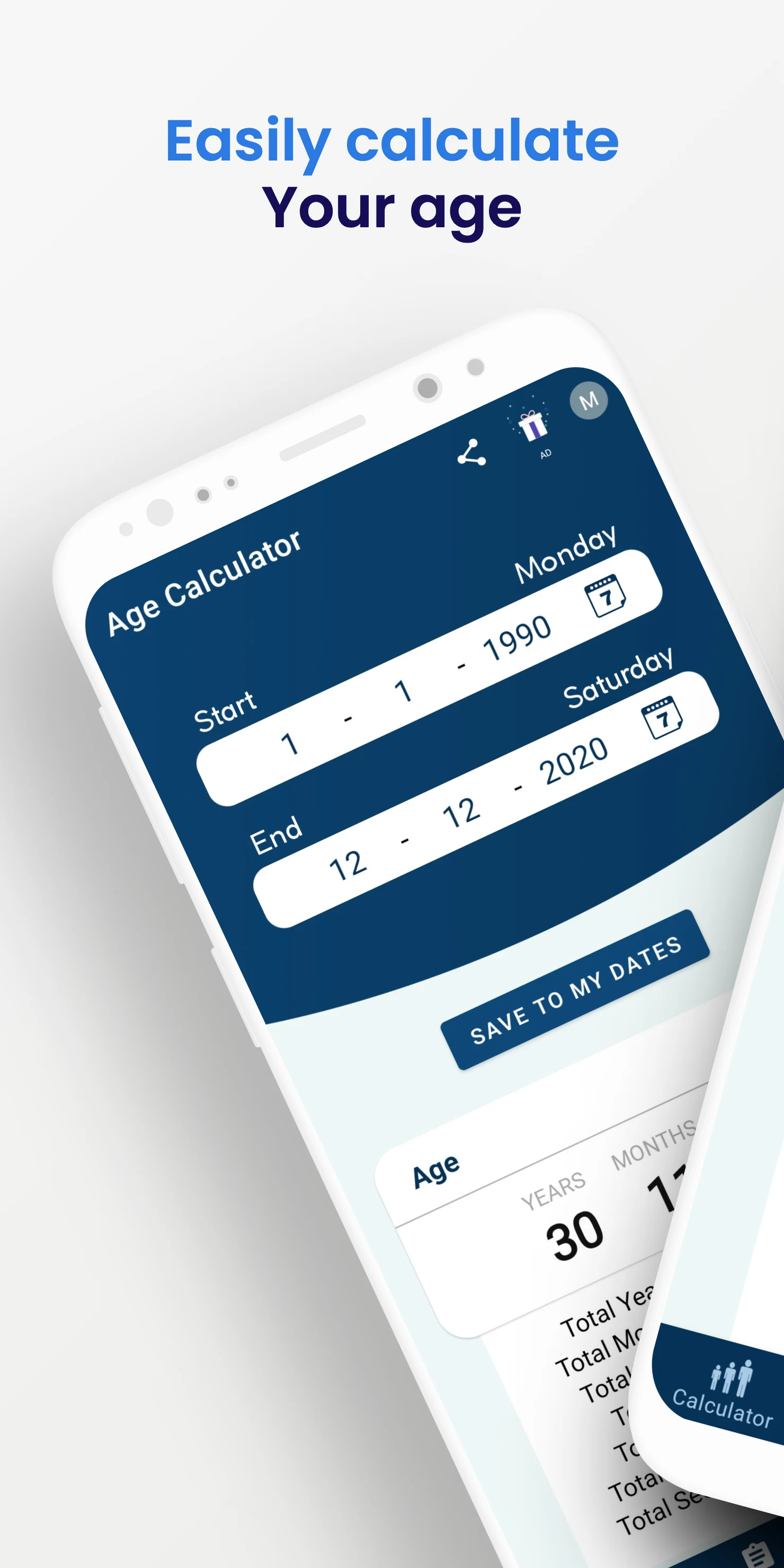 Age Calculator - Date of Birth screenshot