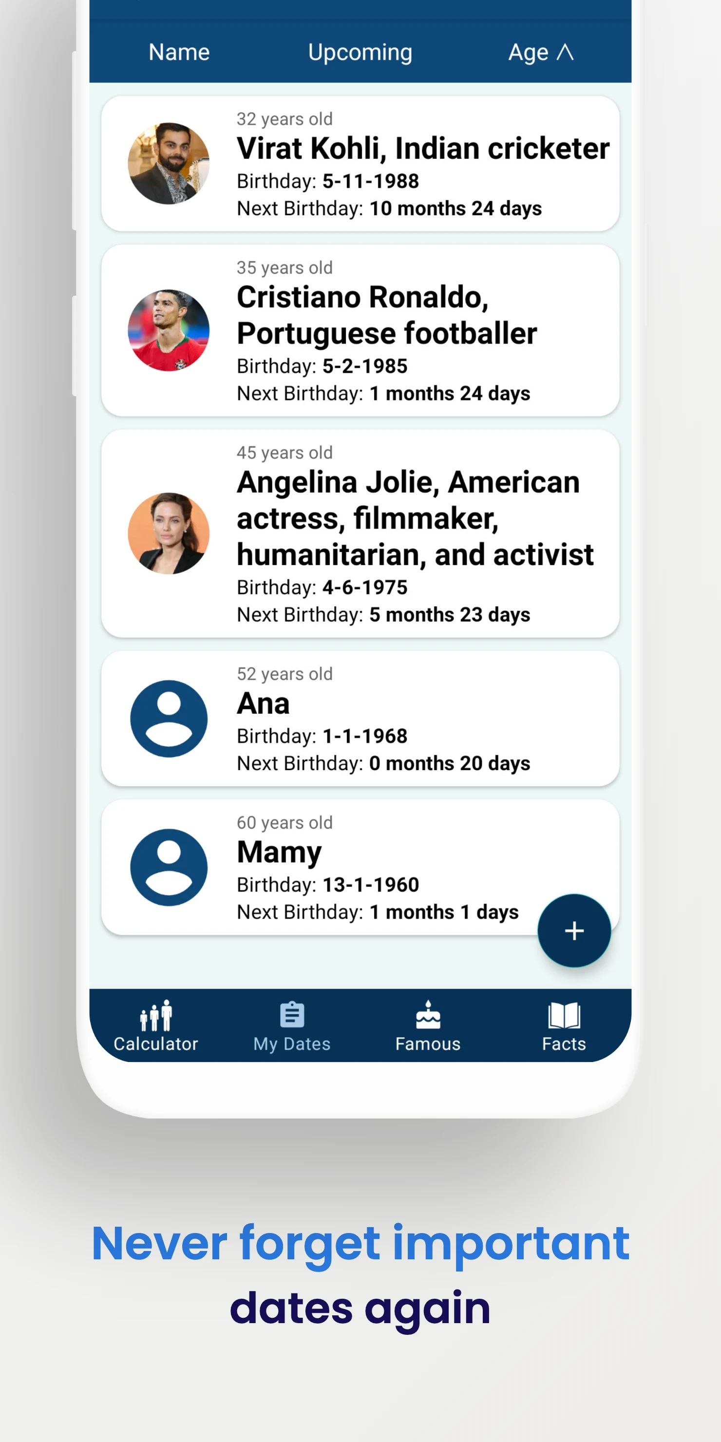 Age Calculator - Date of Birth screenshot