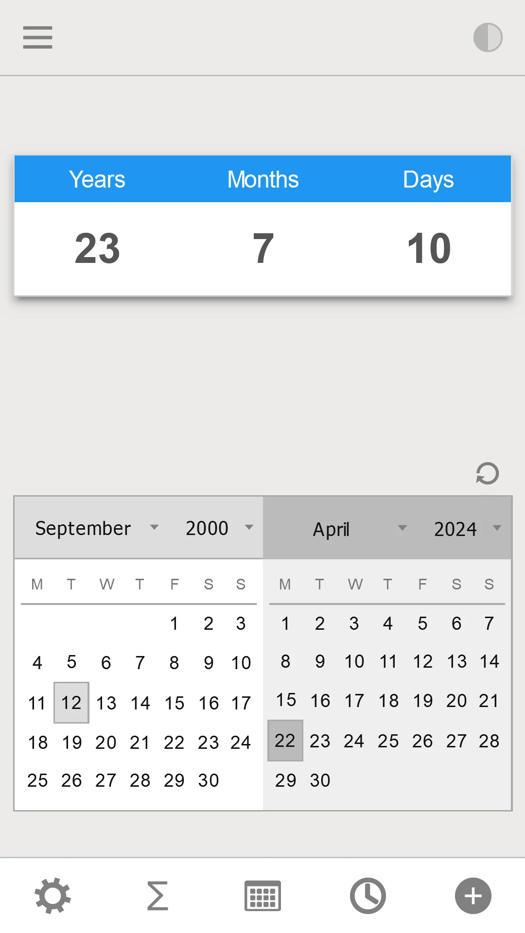 Age Calculator - Date of Birth screenshot