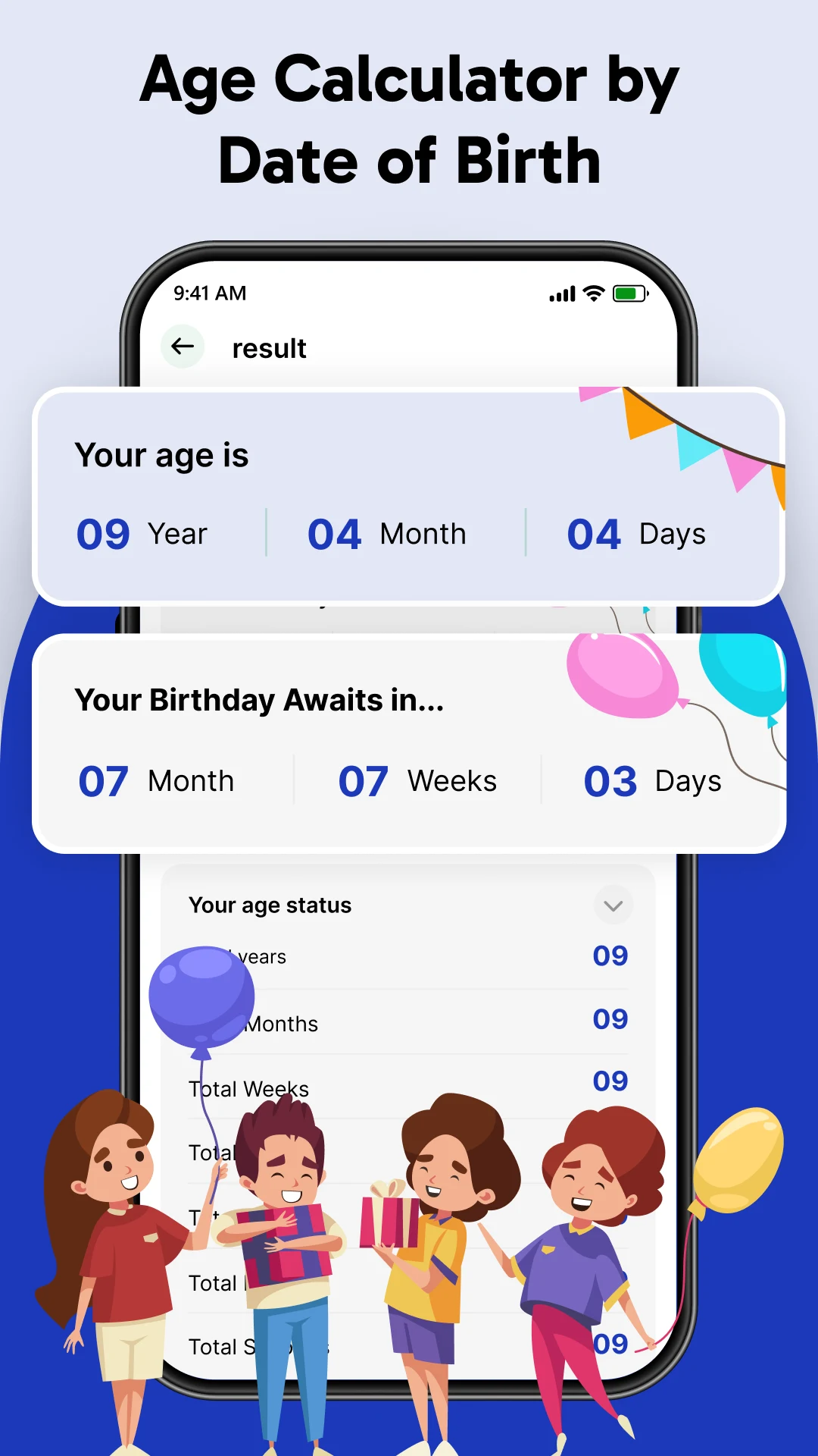 Age Calculator - Date of Birth screenshot